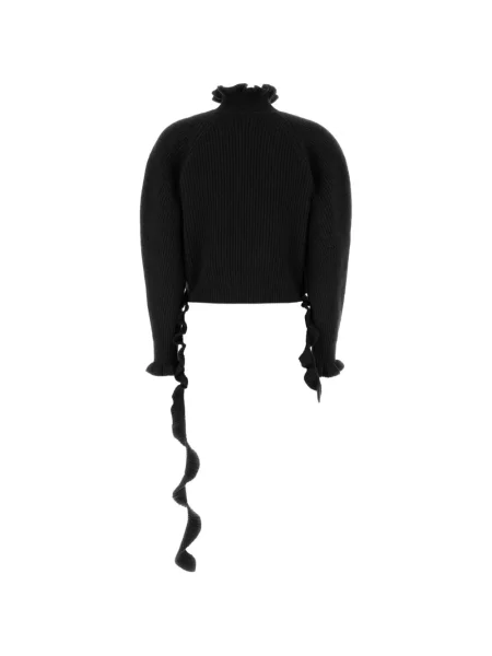 Pulover Blumarine cu volane negru
