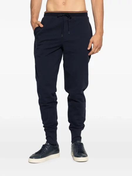 Pantaloni Paul Smith alergare cu cordon albastru