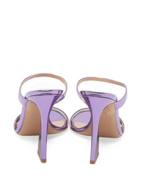 Sandale Gianvito Rossi din piele de lac violet
