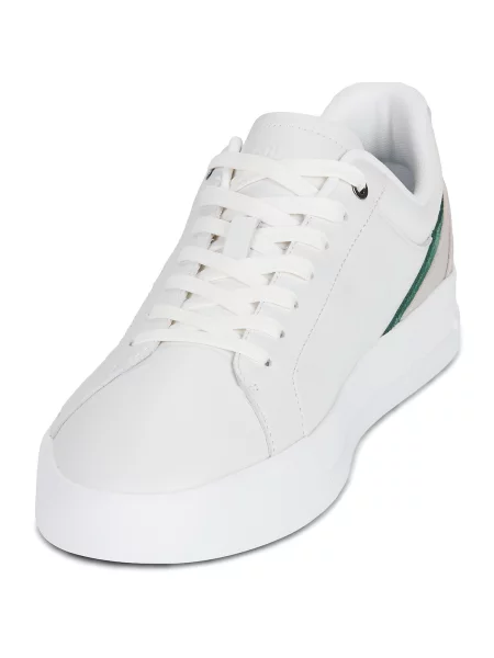 Kožené tenisky Tommy Hilfiger biela