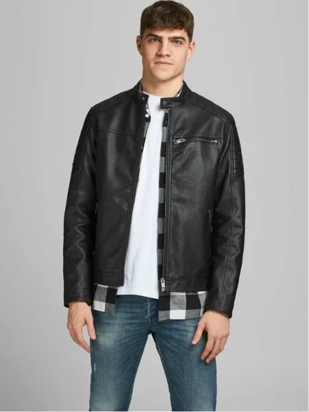 JACK & JONES Átmeneti dzseki fekete