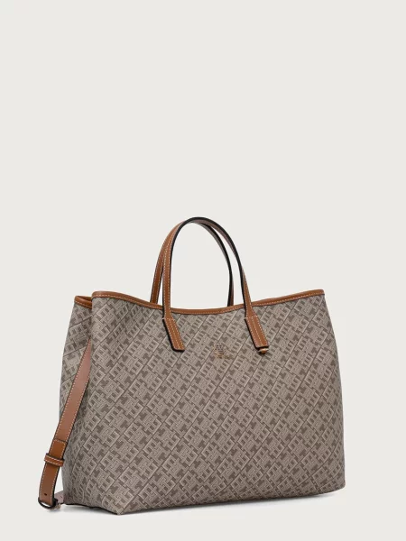 Tommy Hilfiger geantă shopper pentru femei maro