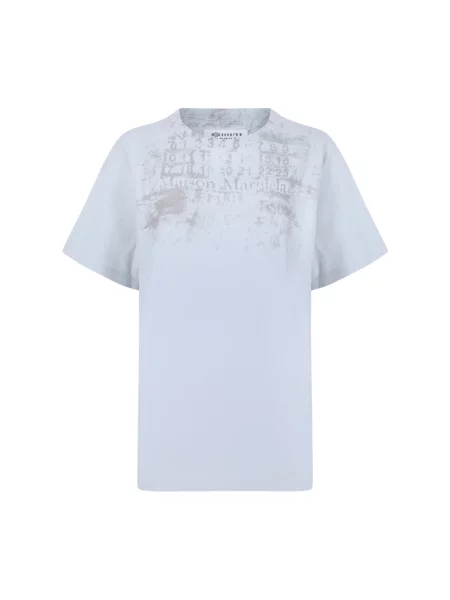 Koszulka Maison Margiela niebieska