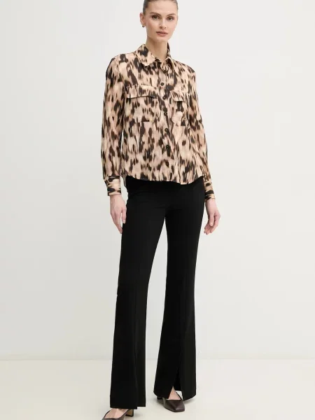 Pedro del Hierro koszula regular z kołnierzykiem klasycznym beżowy