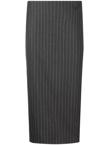 Fustă Versace cu dungi gri
