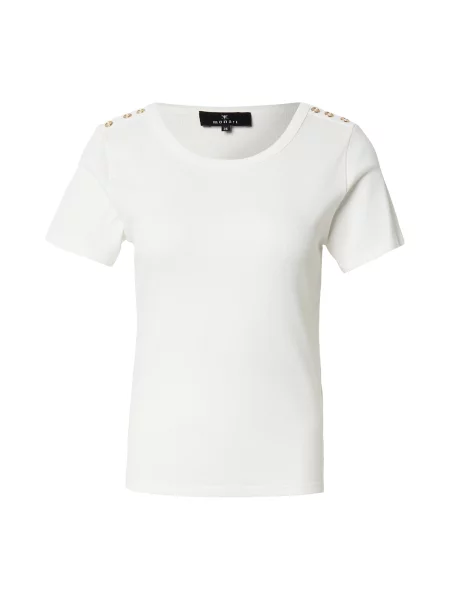 Monari Tricou natural alb