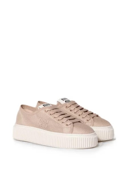 Sneakerși Miu Miu plasă roz