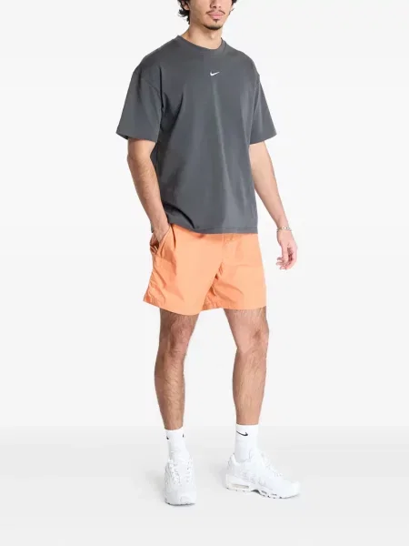 Sneakerși Nike Cortez din piele portocaliu