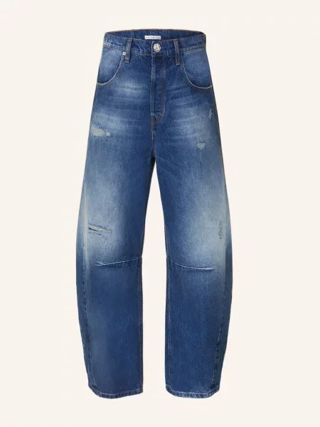 Mac Daydream Jeansy Mom Los Angeles blau niebieskie