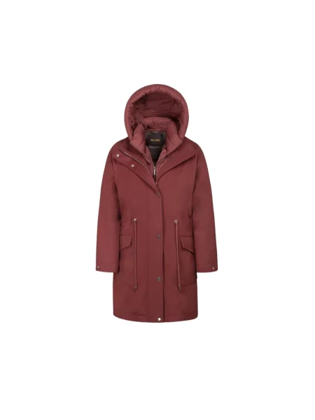 Płaszcz Moorer wełniany czerwony
