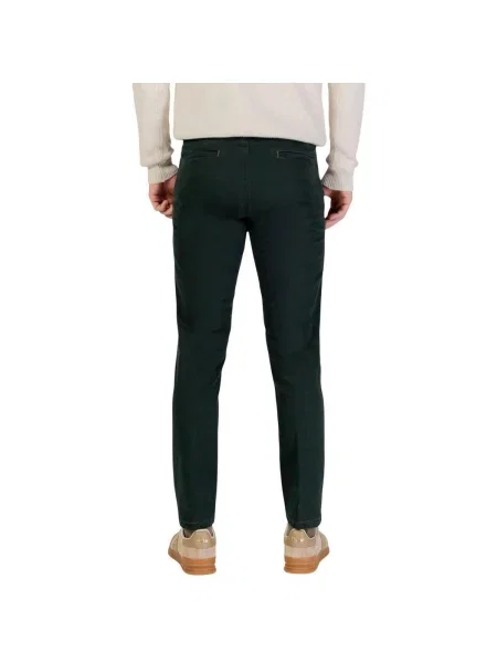 Pantaloni chino Borghese verde