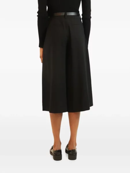 Cu centură pantaloni culottes Sea negru
