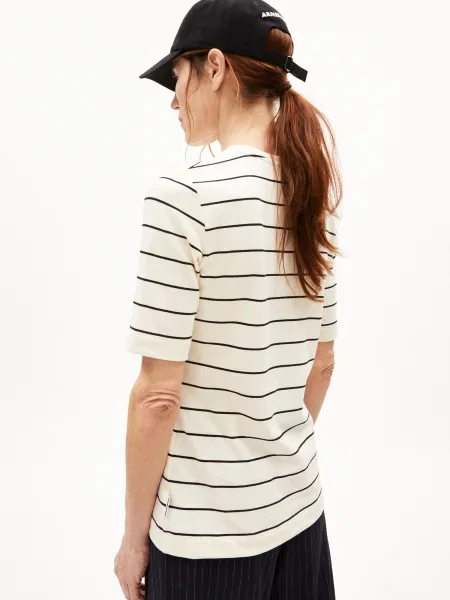 ARMEDANGELS Tricou negru alb