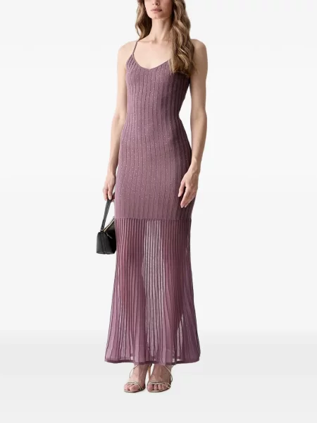 Stras rochie maxi Guess violet