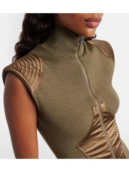 Rochie Jean Paul Gaultier de lână verde