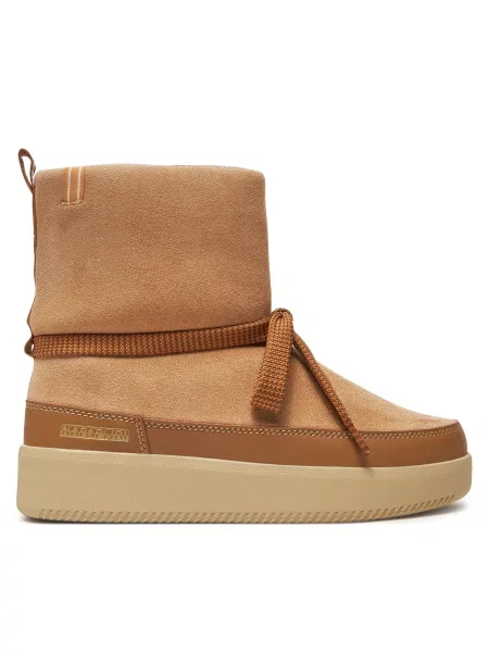 Дутики Napapijri коричневые