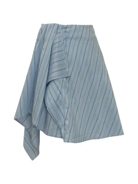 Fustă Iro cu dungi albastru