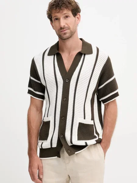 Frescobol Carioca cardigan din verde