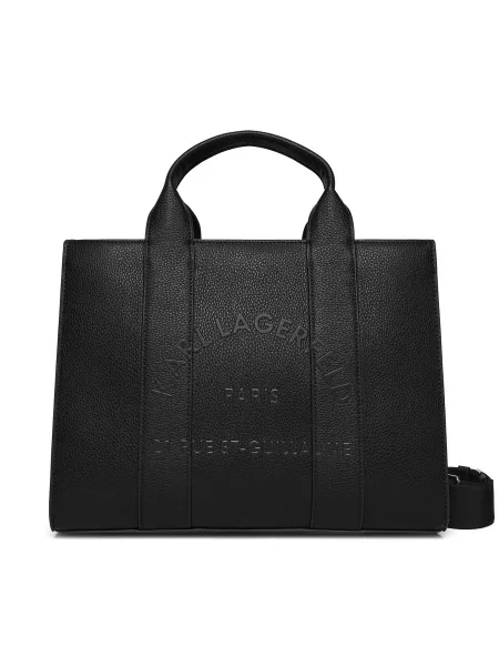 Shopper kabelka Karl Lagerfeld čierna