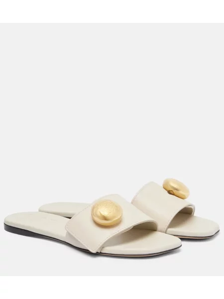 Кожени сандали Loewe бяло