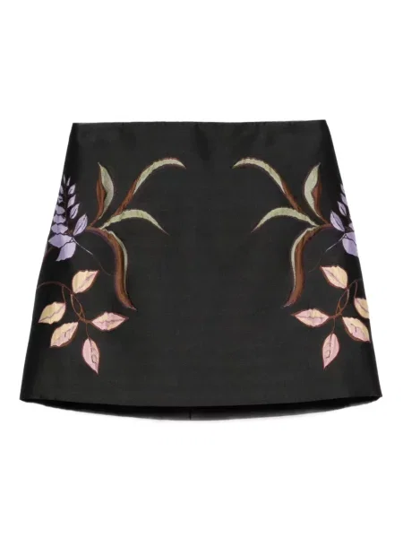 Fustă Dorothee Schumacher cu model floral negru