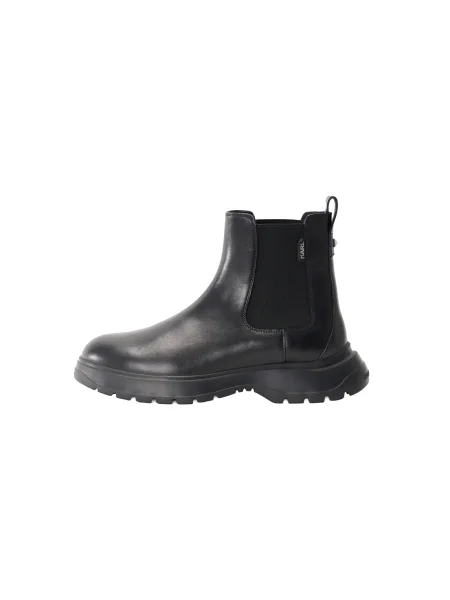 Karl Lagerfeld De piele ghete chelsea MAGNUS negru