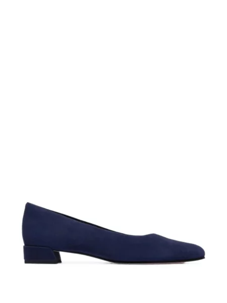 Pantofi cu toc Bernardo din piele de căprioară albastru