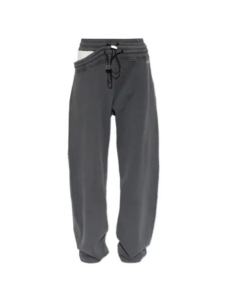 Pantaloni The Attico alergare gri