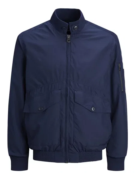 JACK & JONES Geacă de primăvară-toamnă închis albastru
