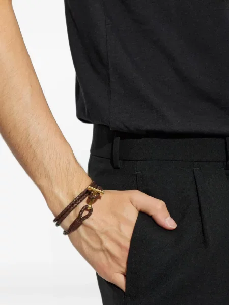 Brăţară Tom Ford din piele țesută