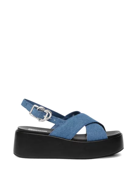 Sandale Love Moschino cu cataramă albastru