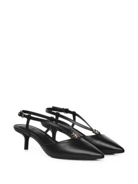 Pantofi cu toc Michael Michael Kors din piele cu cataramă negru