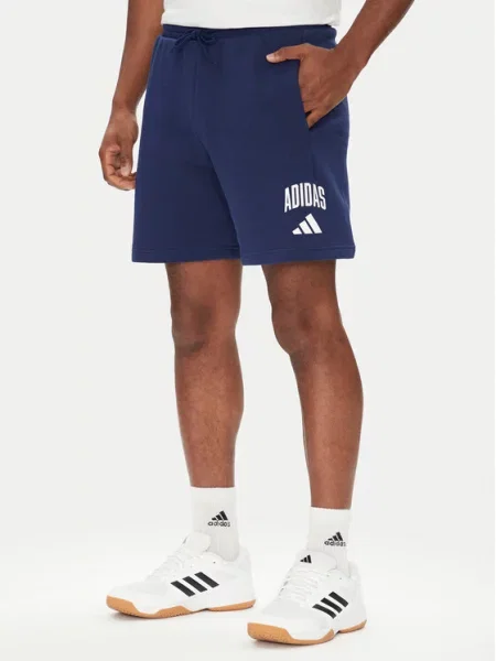 Adidas Športne kratke hlače Collegiate modra