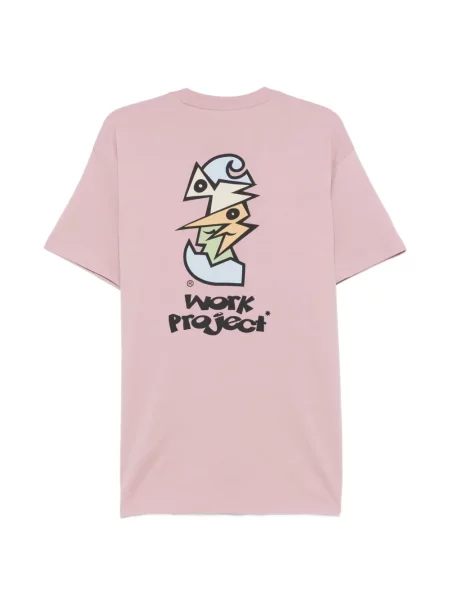 Tricou Carhartt Wip cu imagine roz