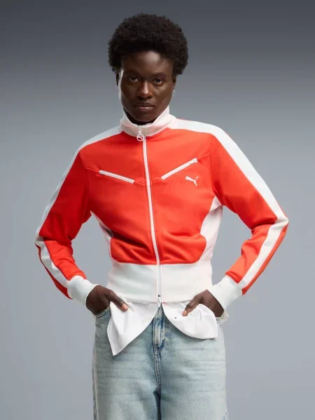 Куртка Puma ретро для бігу червона