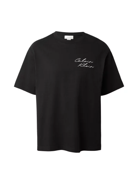 Calvin Klein Jeans Tricou Negru alb