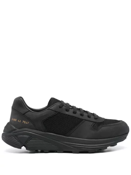 Sneakerși Common Projects din piele negru