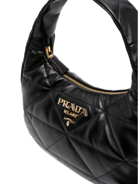 Geanta de piele Prada din piele negru