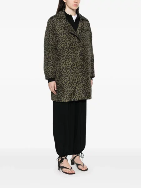 Palton Aspesi cu imagine verde