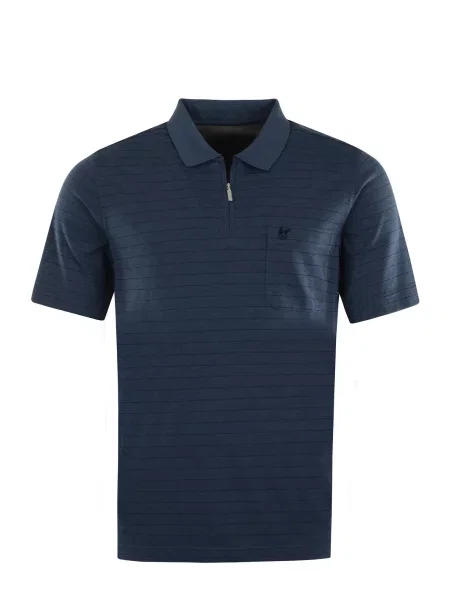 HAJO Tričko marine / indigo modrá