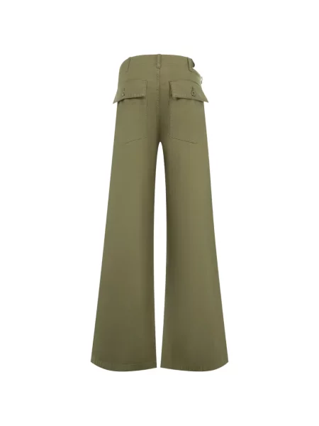 Pantaloni R13 evazate verde