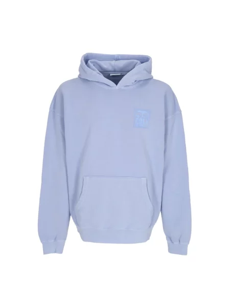 Bluza z kapturem Obey z kapturem niebieska