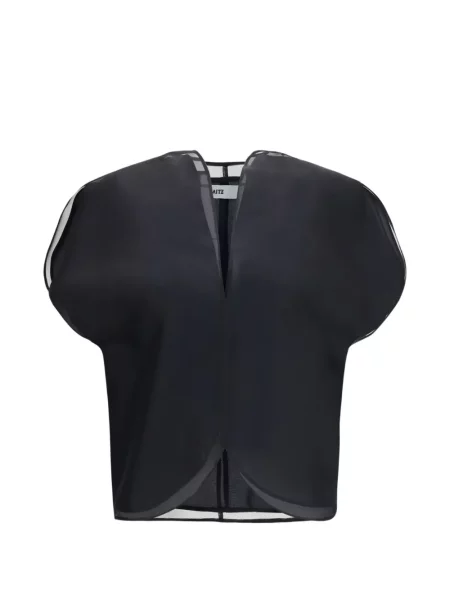 Bluză Khaite de mătase negru