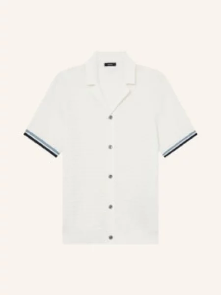 Reiss Koszulka Z Dzianiny Bilsby Slim Fit weiss biała