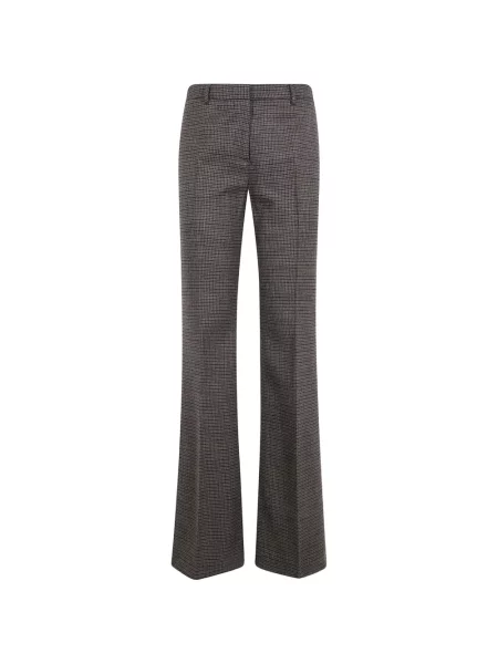 Pantaloni Etro cu model pepito evazate maro