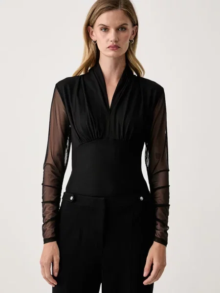 DKNY bluză pentru femei negru