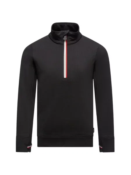 Dětska mikina na zip Moncler Grenoble černá