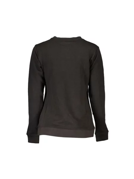 Bluza nierozpinana Cavalli Class z długim rękawem czarna