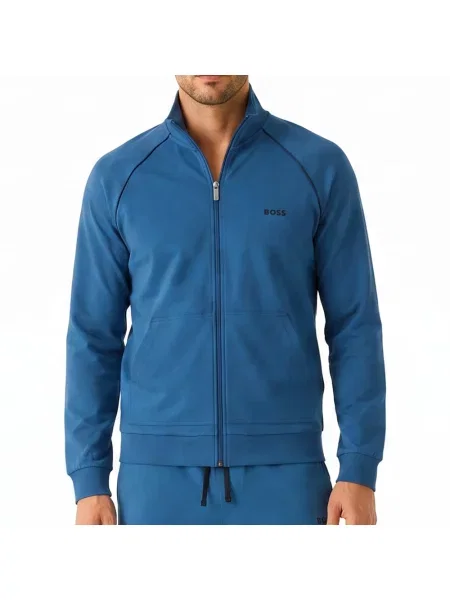BOSS Bluza Mix&Match niebieski