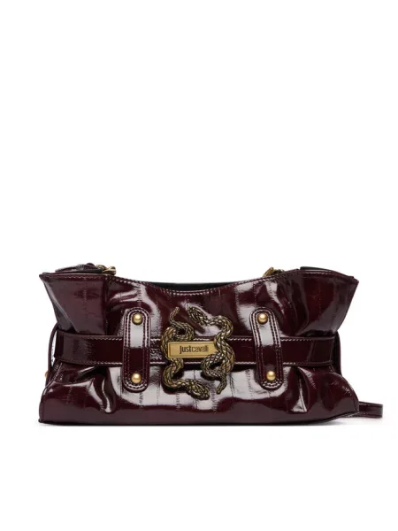 Just Cavalli Torebka ciemny czerwony
